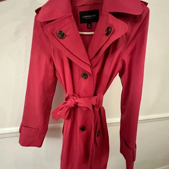 LONDON FOG Women's Single Breasted Trench Coat